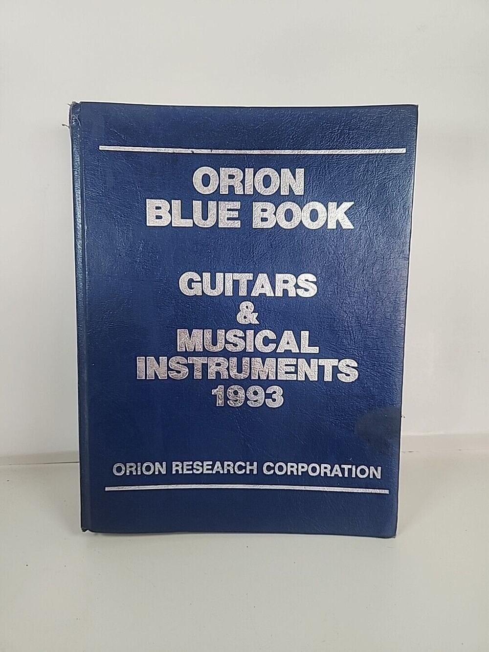 Orion Blue Book For Guitars And Other Musical Instruments Vintage Price Guide